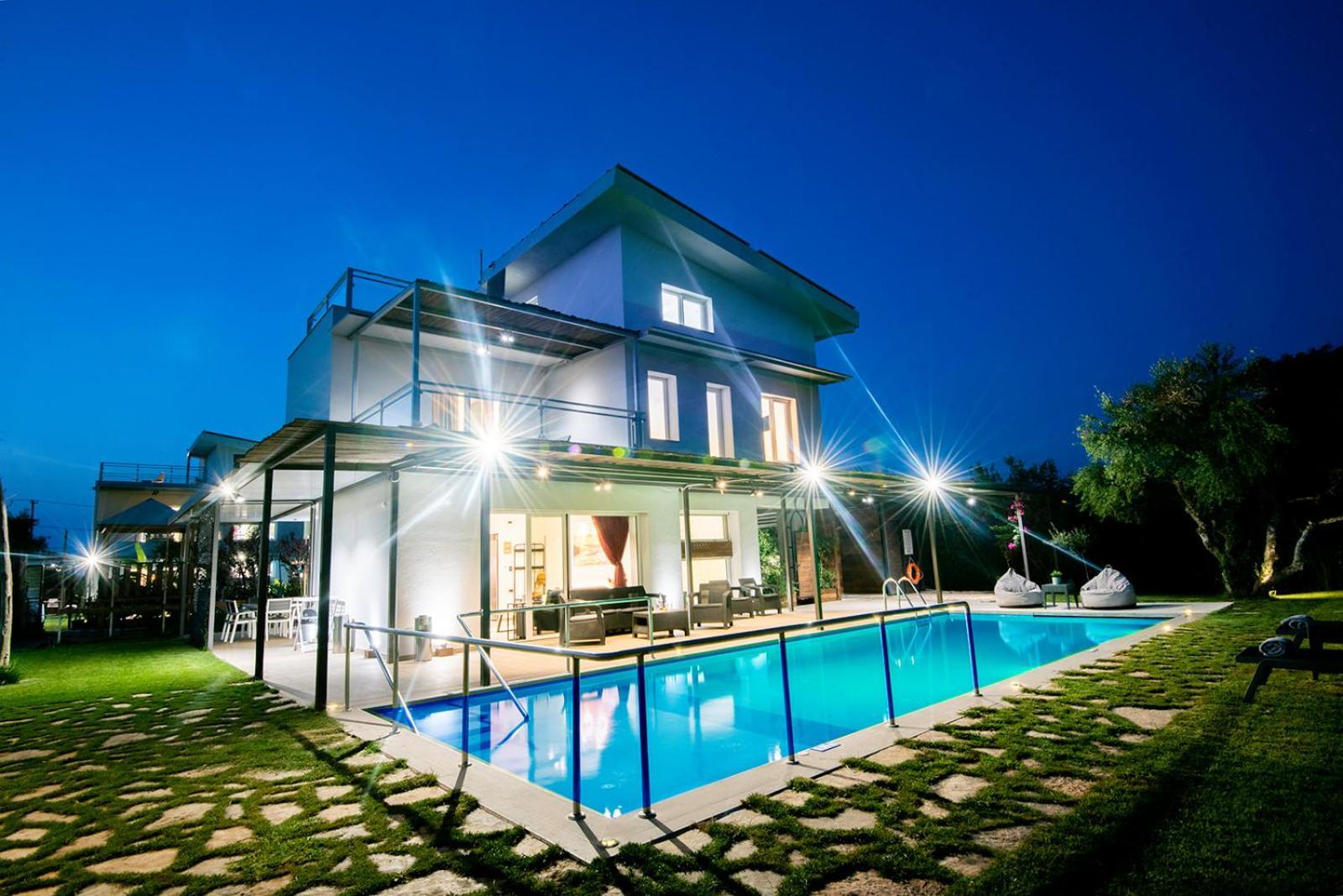 Enervillas Vip Villas With Pool Bbq Kato Alissos Room photo